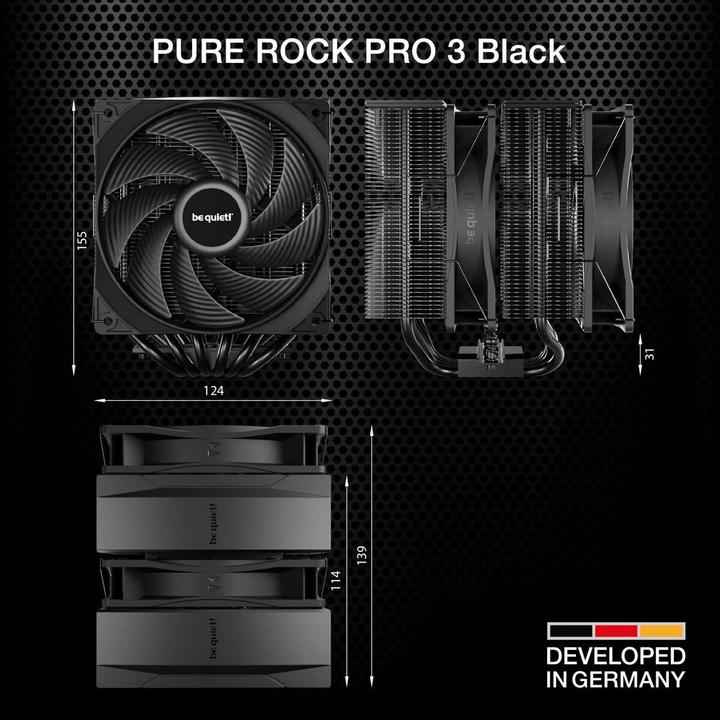 Produktbild be quiet! Pure Rock PRO 3 (155 mm)
