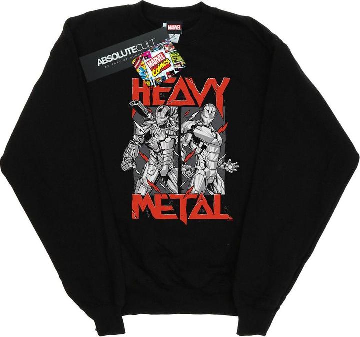 Actual product image Mens Iron Man Heavy Metal Sweatshirt (M)