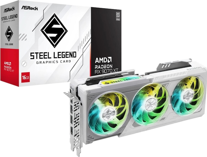 Produktbild AsRock Radeon RX 9070 XT Steel Legend (16 GB)