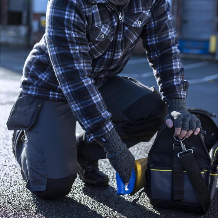 Produktbild Heat Holders Winter Warme 3.2 TOG Fleece Fingerlose Handschuhe Gestrickt Outdoor (One Size)