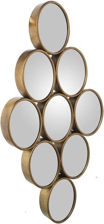 Pferd Metallspiegel Gold Kreise