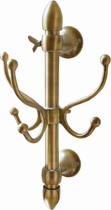 Actual product image Loberon Hook Anthé antique brass