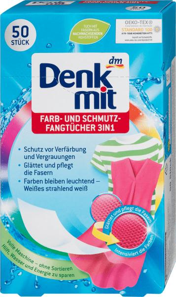 dm Denkmit Farb- und Schmutzfangtücher (50 Waschgänge, Waschtücher)