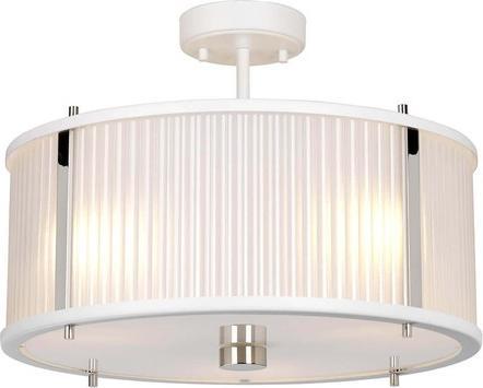 Actual product image Elstead Lighting Corona pendant light E27 triple white satinised lacquered, polished (E27)