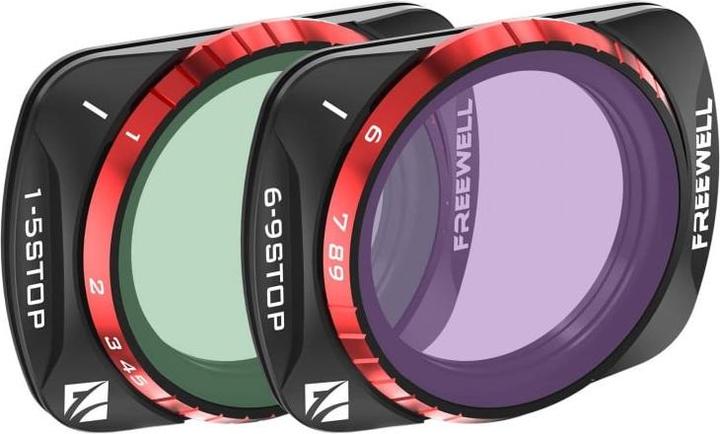 Productafbeelding Freewell Set van 2 variabele filters DJI Osmo Pocket 3 ND 1-5 Stop, 6-9 Stop (DJI Osmo Pocket 3)