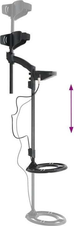Image du produit VidaXL Détecteur 18 cm de profondeur de recherche Pinpoint et fonction Auto-Tune