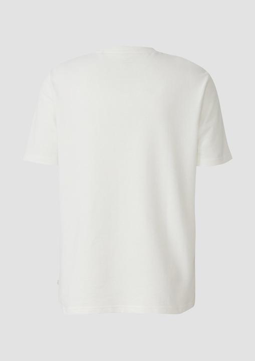 Produktbild S.Oliver T-Shirt Gewaschenes T-Shirt mit Flammgarnstruktur (S)