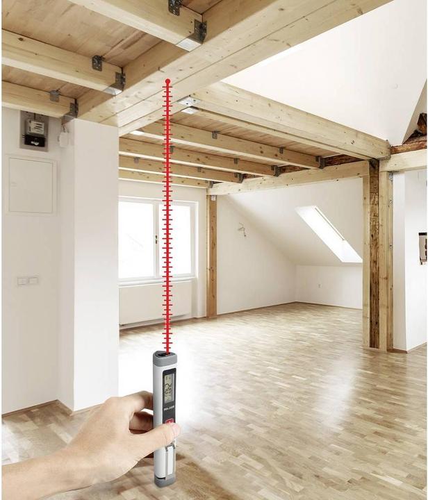 Produktbild Prexiso Laser-Entfernungsmesser 15 m (15 m, 620 nm)