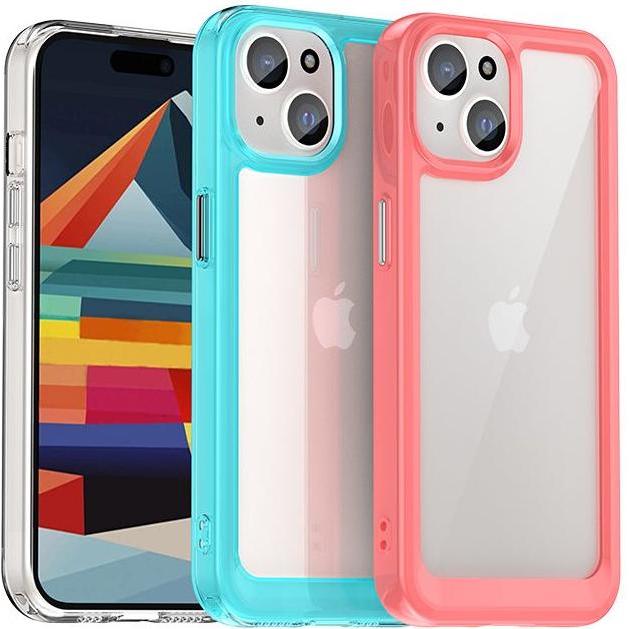 Thumbnail - Hurtel iPhone 15 Outer Space Reinforced Case with Flexible Frame - Black (Apple iPhone 15), Smartphone Hülle, Schwarz