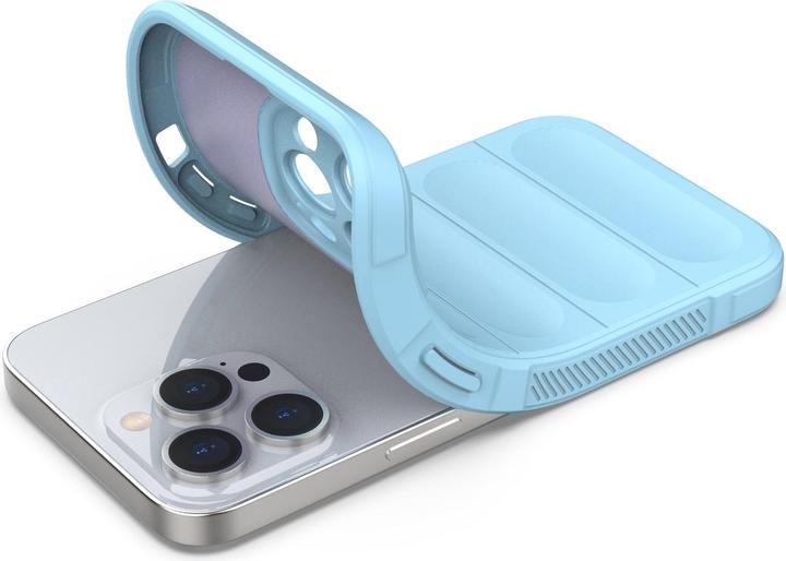 Produktbild Hurtel Magic Shield Case für iPhone 13 Pro flexible gepanzerte Hülle hellblau (Apple iPhone 13 Pro)