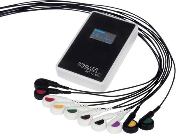 Actual product image Digital resting ECG CS104 MS12 Blue - With interpretation option