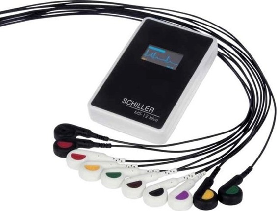 Digital resting ECG CS104 MS12 Blue - With interpretation option