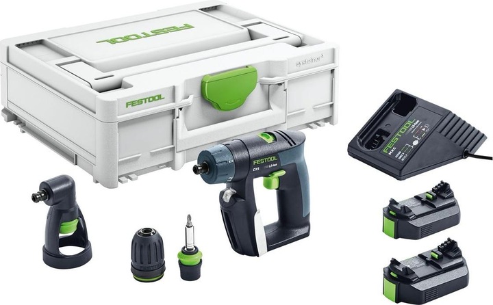Actual product image Festool Cordless drill driver CXS 2.6 set (Rechargeable battery operated)