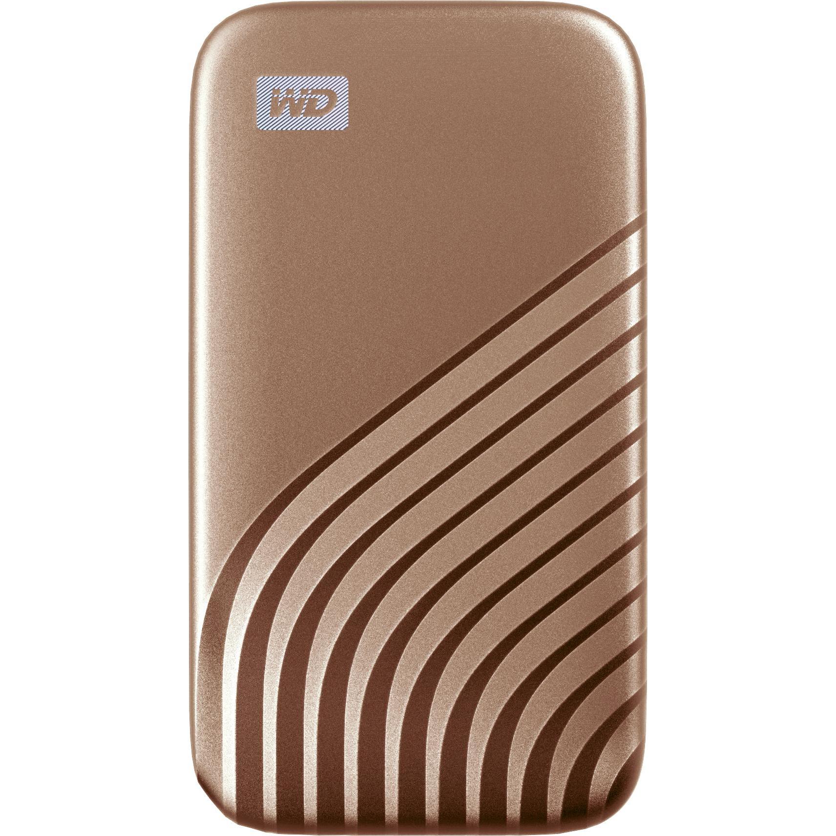 WD My Passport SSD (1000 GB), Externe SSD, Gold