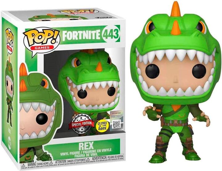 Actual product image Funko POP Fortnite Rex Exclusive