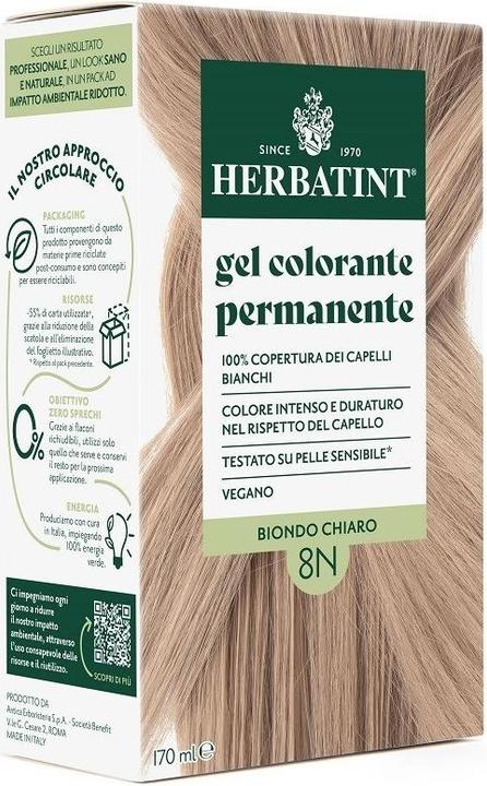 Produktbild Herbatint Permanent Hair Color 8N Light Blonde 170ml (8N Light Blonde)