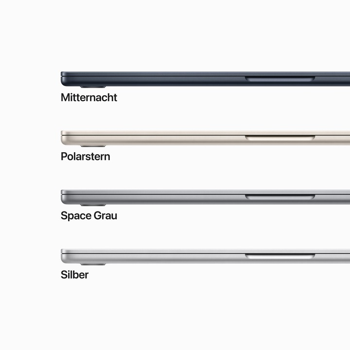 Actual product image Apple MacBook Air – 2023 (15", M2, 16 GB, 1000 GB, DE)