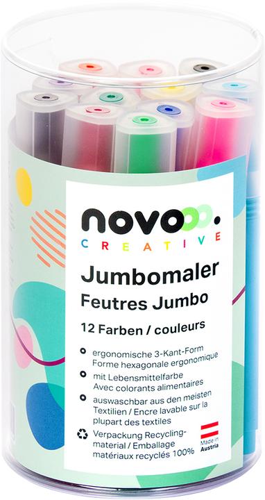 Image du produit Novooo Feutre de coloriage Jumbo 0.5mm (12x)