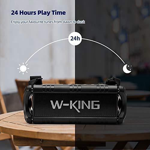 Image du produit W-king Haut-parleur Bluetooth (40 h, Fonctionnement sur batterie)