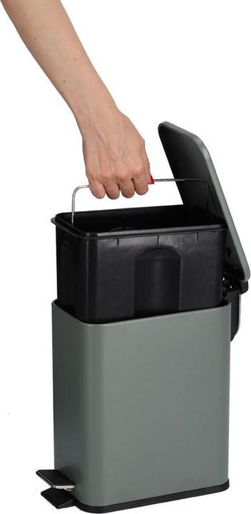 Produktbild Zeller Present Treteimer m. Soft Close, 5 ltr, Metall/Kunsststoff (5 l)