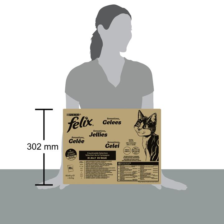 Actual product image Felix Countryside Selection (Adult, 80 pcs., 6800 g)