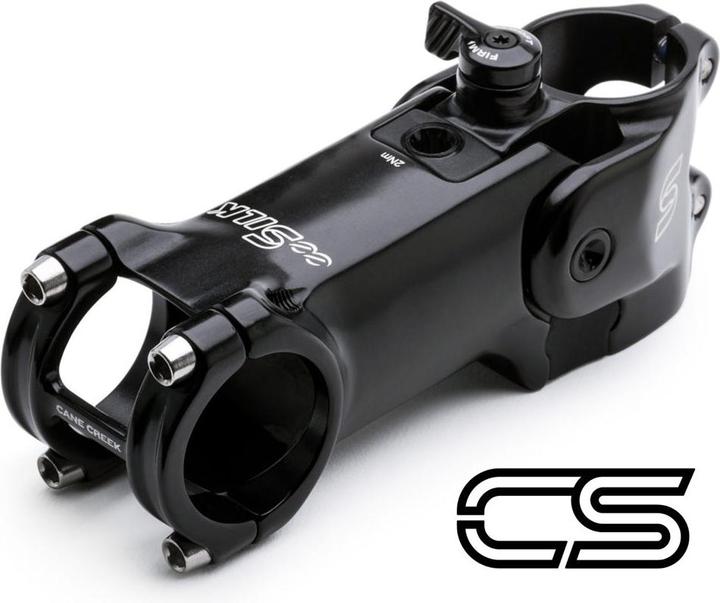 Cane Creek eeSilk stem, Compliance Switch, 31.8mm, 70mm, -6°, 20mm, black (70 mm, 31.80 mm)