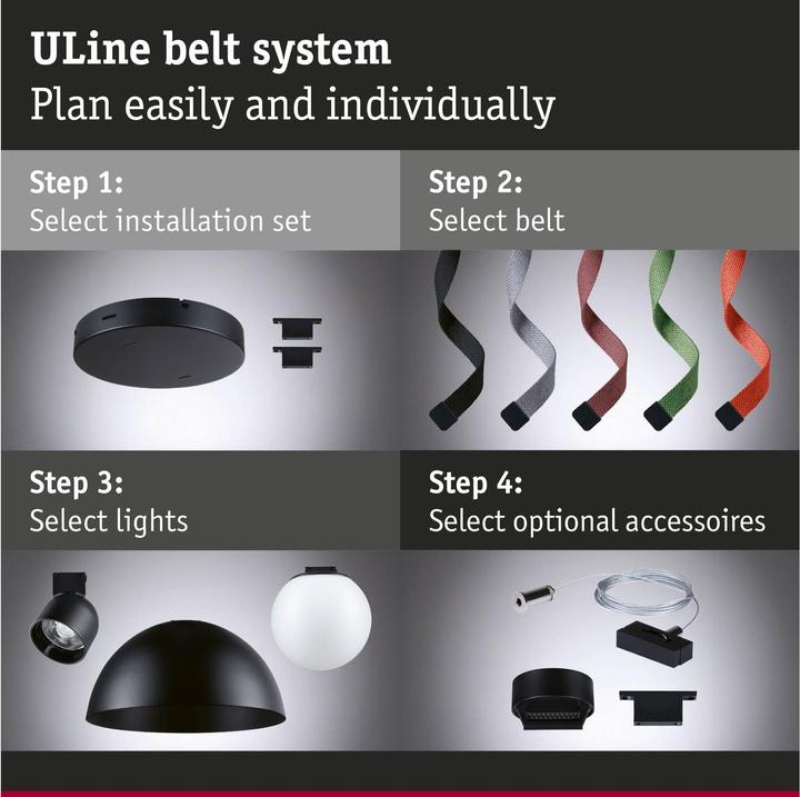 Produktbild Paulmann Gurt-System ULine Spot Ball (840 lm)