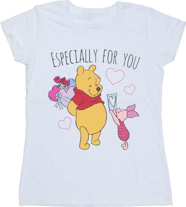 Immagine prodotto Disney Winnie The Pooh Piglet Valentines Gift Maglietta Donna (M)