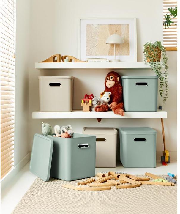 Image du produit Rotho Babydesign Spielzeugbox KAYO L Sage Green