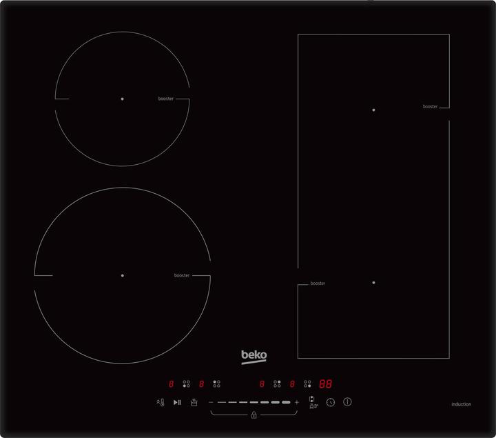 Beko HII64500FTO Induktionsfeld 59x52cm (60 cm, Inductiekookplaat)