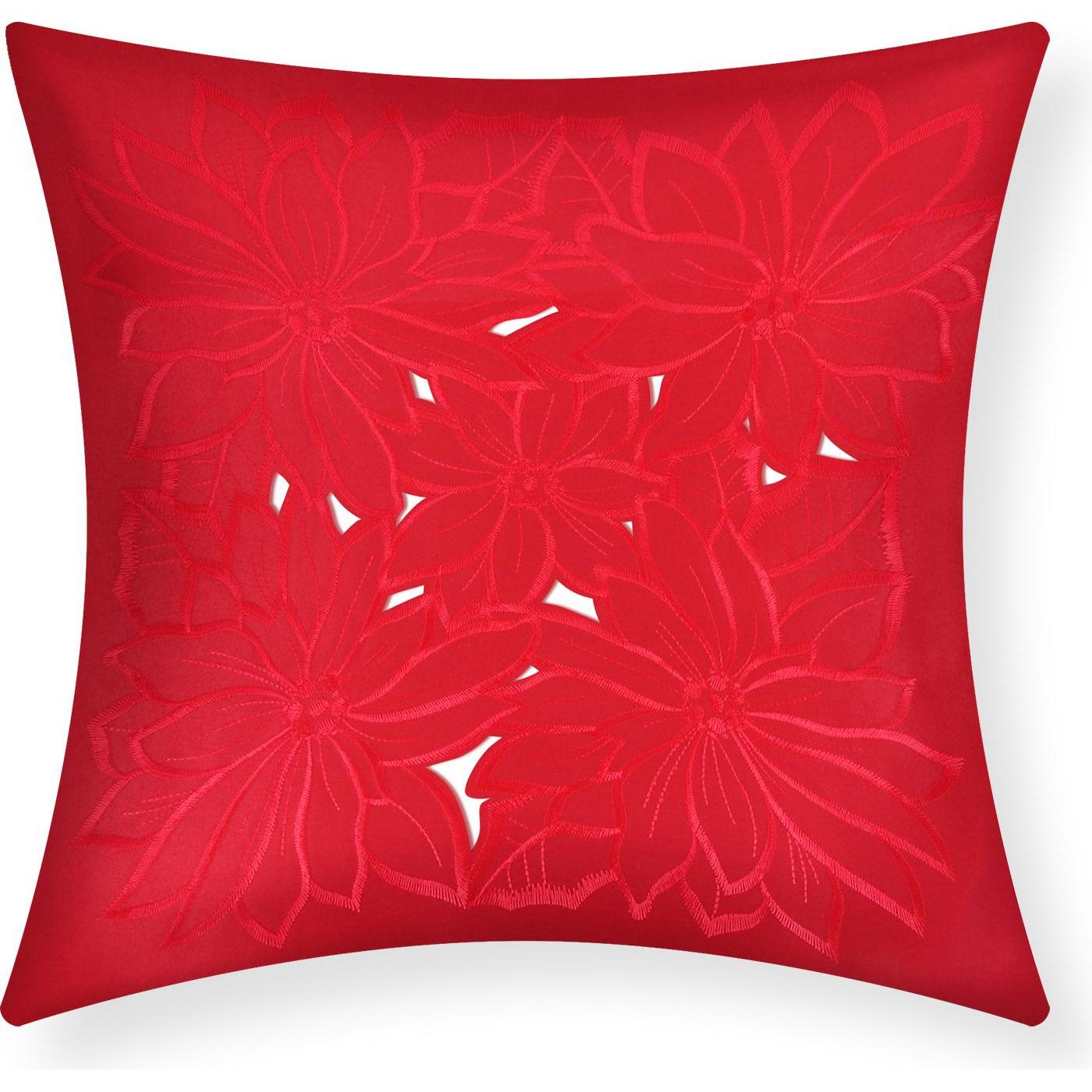 Avizar, Dekokissen, 2 Stk. Kissenbezüge mit Blumenmuster (40 x 40 cm)