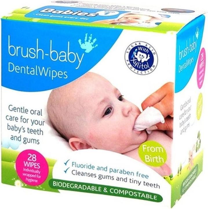 Actual product image Brush-Baby Tooth cleaning tissues (Soft, 1 x)
