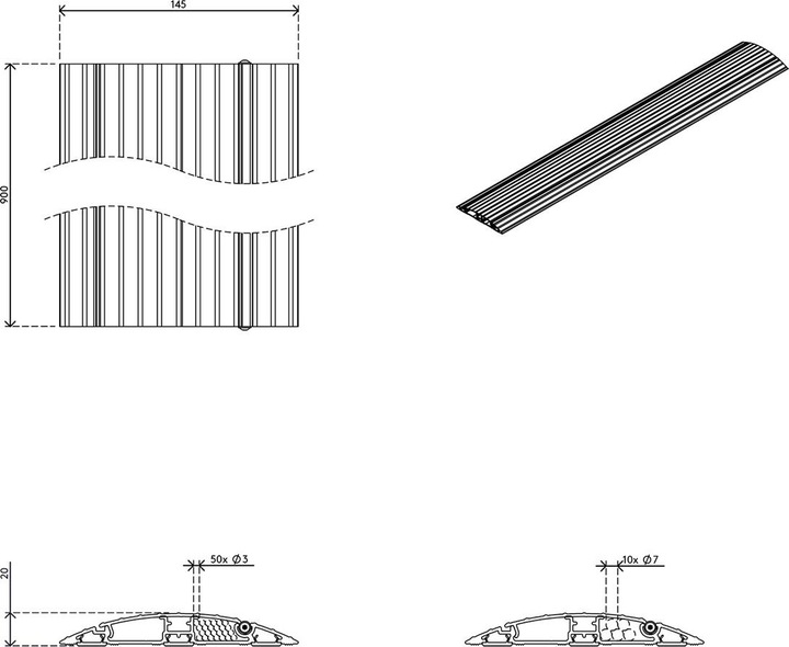 Produktbild Dataflex 31.412 (Kabelschlauch, 90 cm)