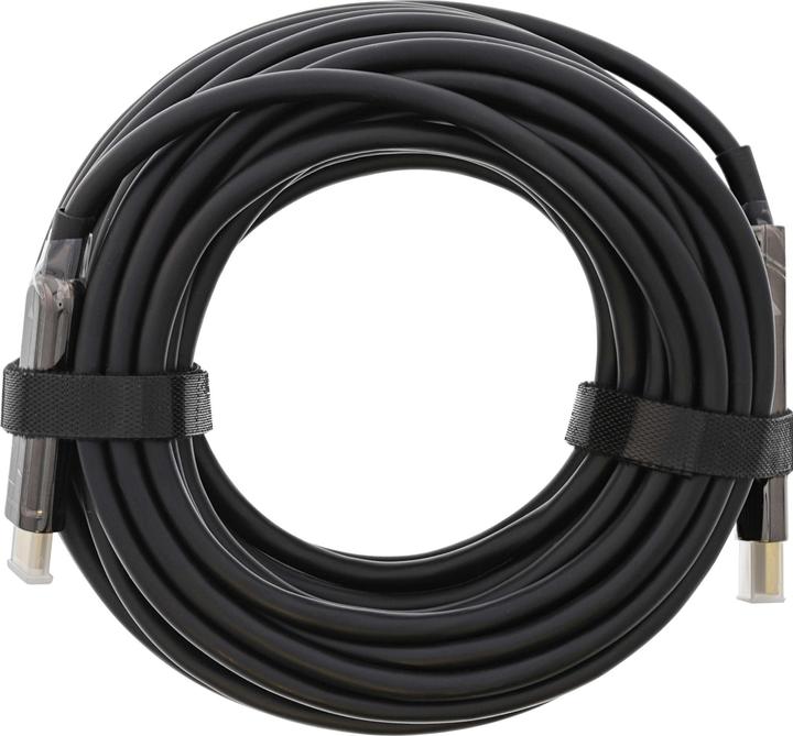 Actual product image InLine USB Ekranas AOC cable, USB type C plug to HDMI plug (DP Alt mode), 15 m (15 m, HDMI, 2.0b)