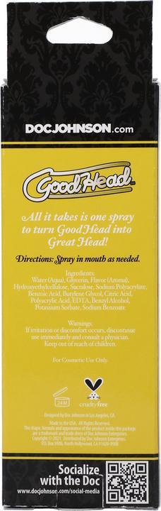 Produktbild Doc Johnson GoodHead™ Juicy Head Dry Mouth Spray - Pineapple (59 ml)