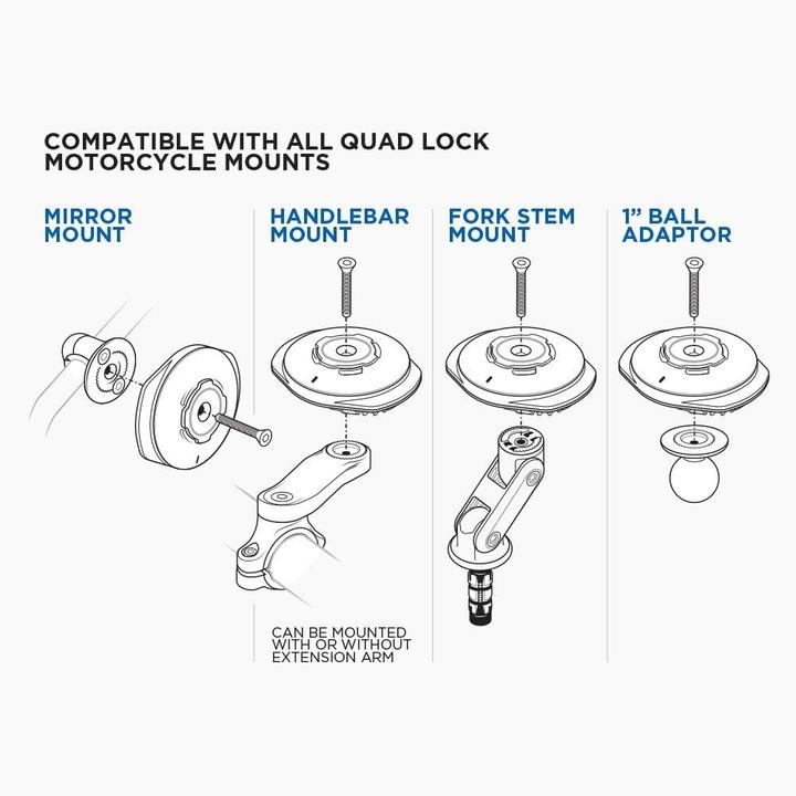 Produktbild Quad Lock Weatherproof Wireless Charging Head V3