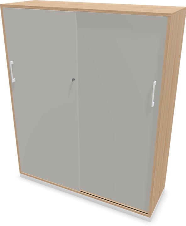 Actual product image Narbutas Choice sliding door cabinet (120 x 40 x 146.5 cm)