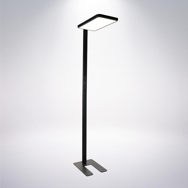 Actual product image Luxula LED Büro-Stehleuchte, Up/Down, schwarz (7000 lm)