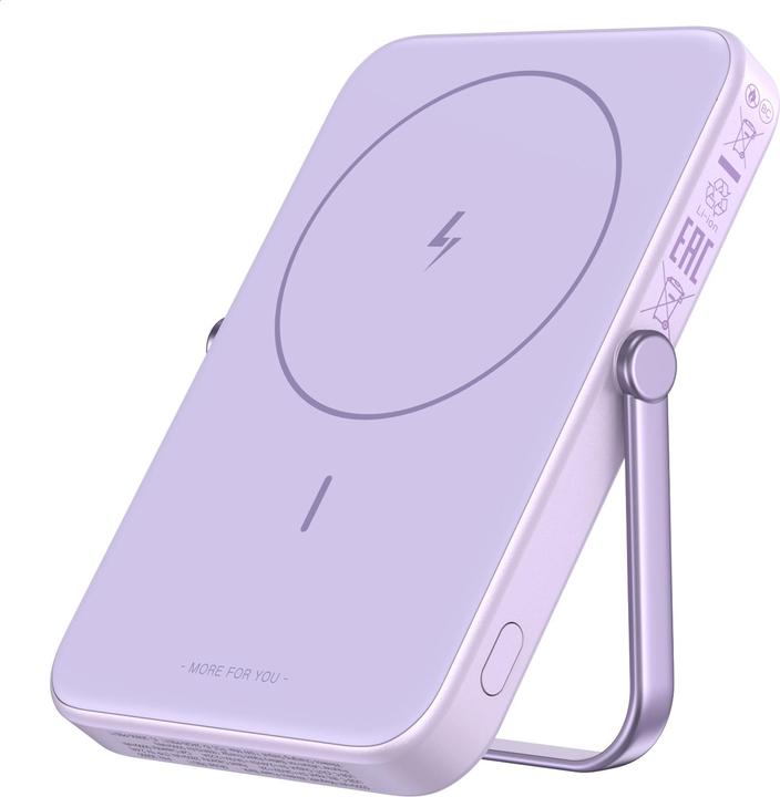 Productafbeelding Ugreen Magnetic Powerbank 5000mAh Uno PB571, USB-C (purple) (5000 mAh, 20 W)
