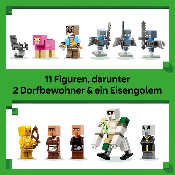 Produktbild LEGO Angriff des Magiers auf das Dorf (21596, LEGO Minecraft)