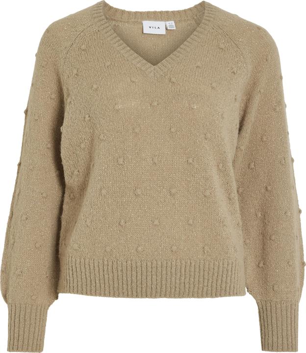 Produktbild Vila Top Maglia Lunga con Scollo a V e Glitter (XS)