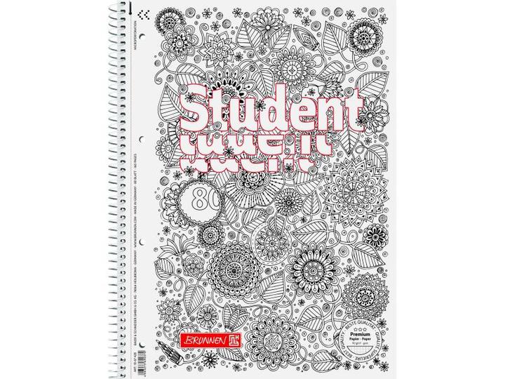 Actual product image Brunnen ZENart college notepad (A4, Checked)