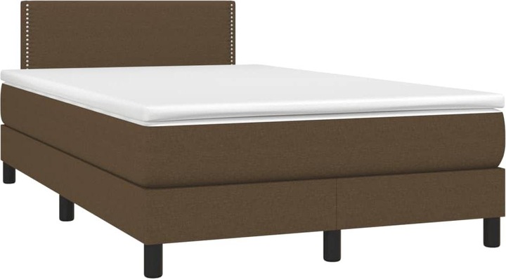 Produktbild VidaXL Bo x springbett mit Matratze & LED 120 x 190 cm Stoff (120 x 190 cm)
