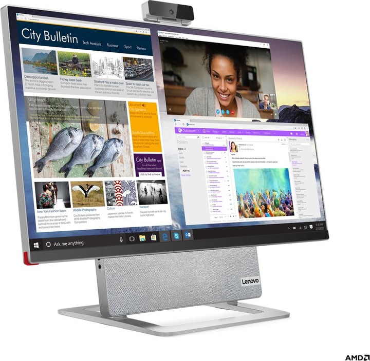 Image du produit Lenovo Yoga AIO 7 27ARH6 F0FN (AMD Ryzen 7 4800H, 16 Go, 512 Go)