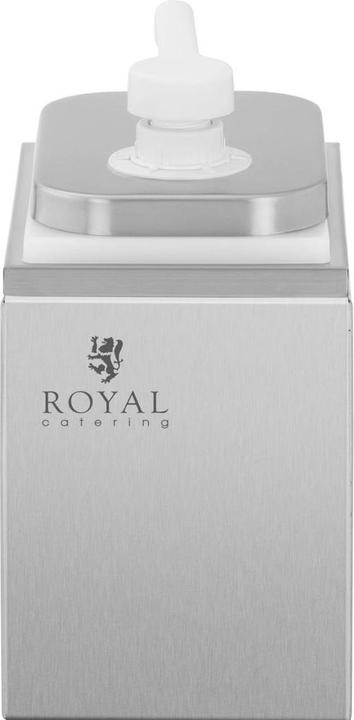 Produktbild Royal Catering Saucenspender Pumpspender Senfspender Dosierspender Edelstahl 1 Pumpe - 2 L