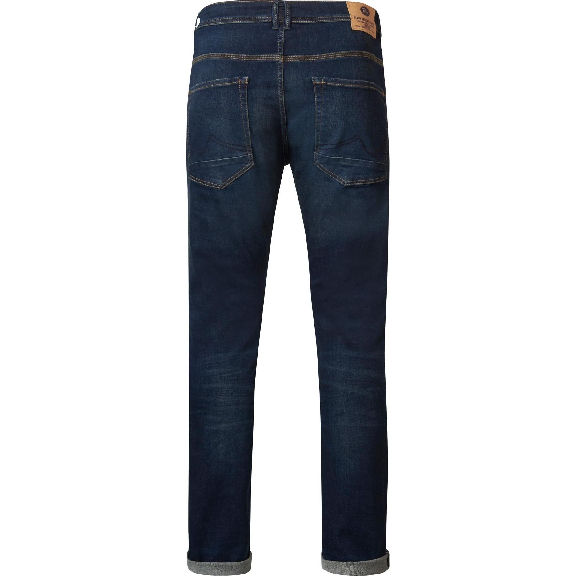 Petrol, Uomini, Jeans, Industries - Heren Seaham VTG Slim Fit Jeans - Vintage Blauw - Maat W32L32, Blu, (W32/L32)