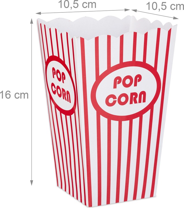 Produktbild Relaxdays Popcorntüten (60 x)