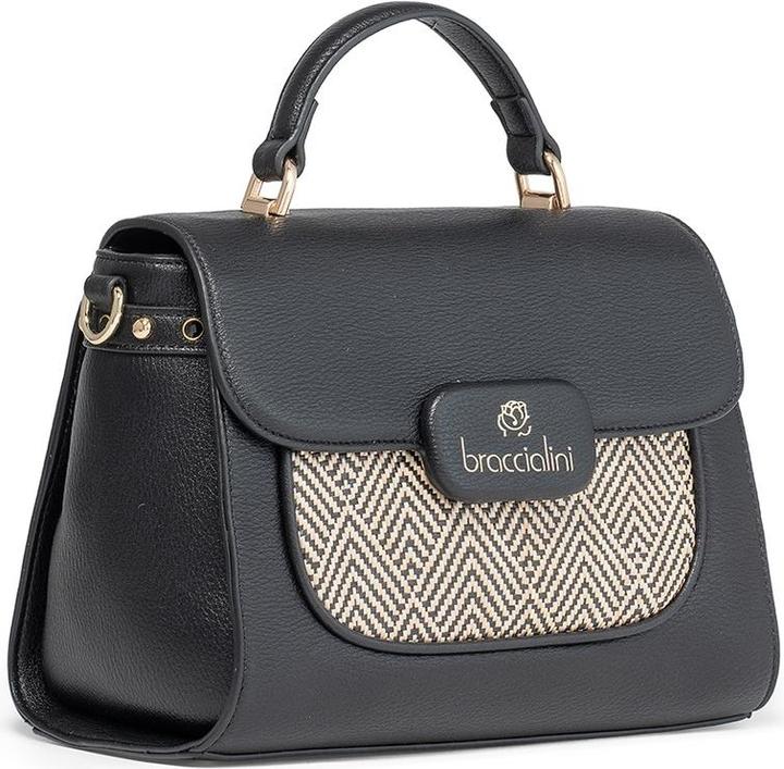 Produktbild Braccialini Damen Handtasche - Modell Erisma Chic - Textil & Polyester - 25.0 X 17.5 X 12.5 Cm