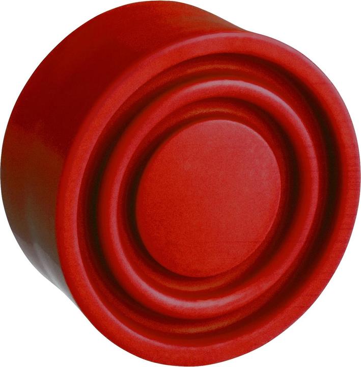 Actual product image Schneider Electric Red protective cap for round flat ZBP014