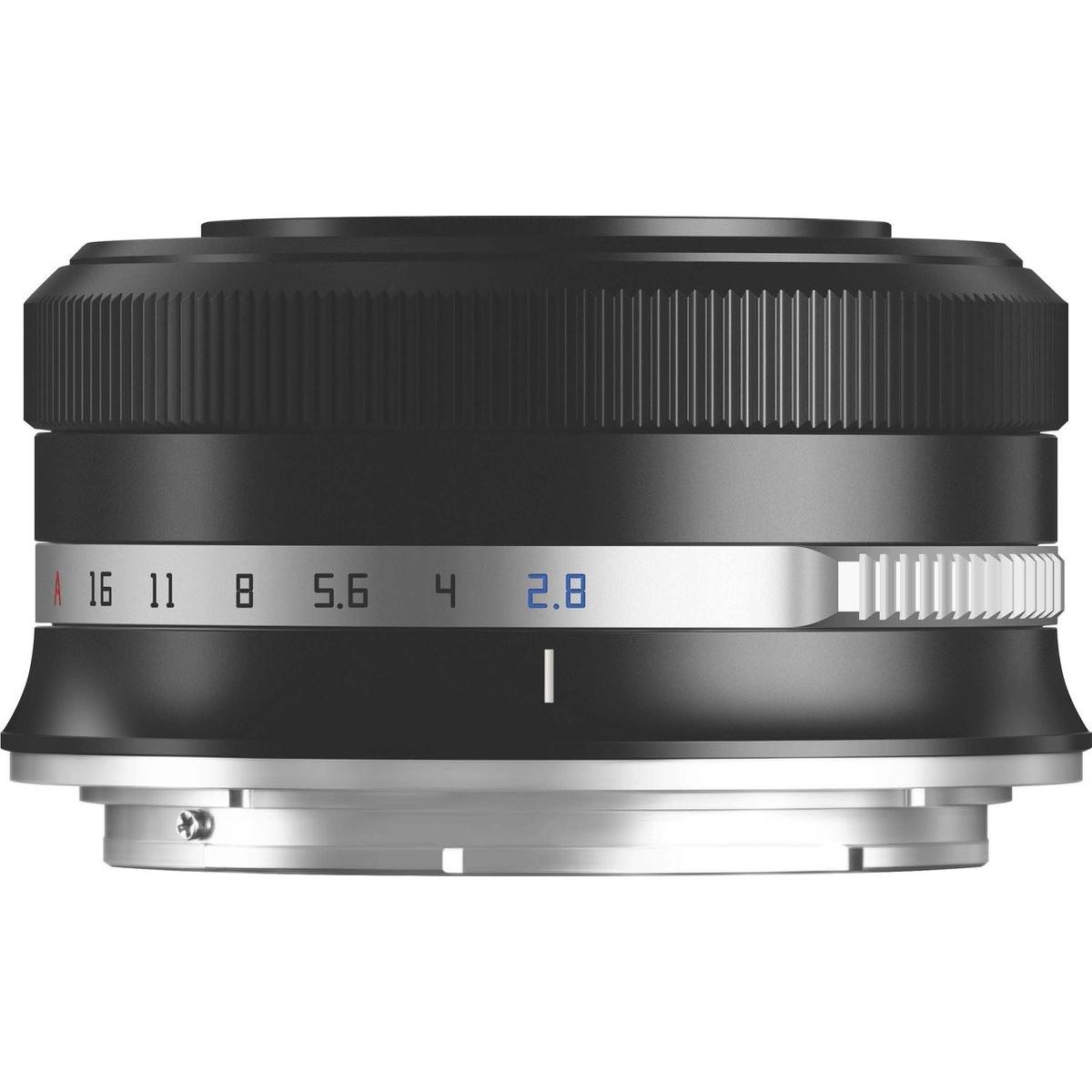 TTArtisan 27 mm f/2,8 Nikon Z (Nikon Z, APS-C / DX), Obiettivo, Nero